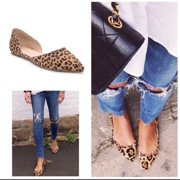 Shoes - 🆕 Leopard Print Cutout Flat